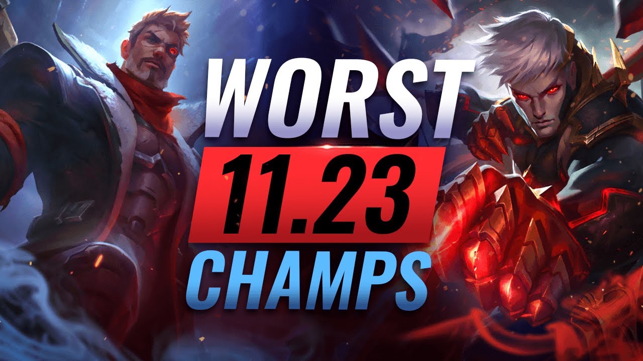 10 WORST Champions YOU SHOULD AVOID Going Into Patch 11.23 - League of Legends Predictions