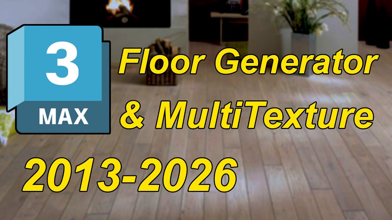 How to Install Floor Generator and MultiTexture for 3d Max 2013-2026 | 3d Max Tutorials