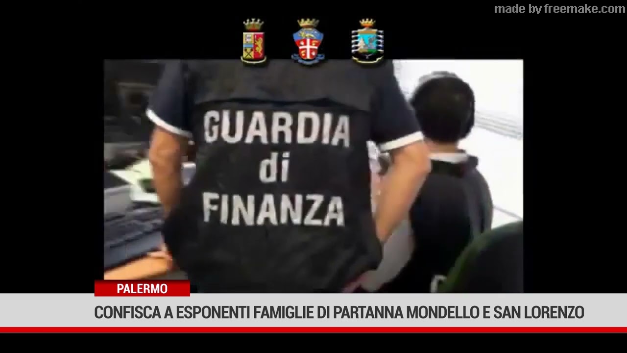 Palermo. Confisca per esponenti delle famiglie di Partanna Mondello e San Lorenzo