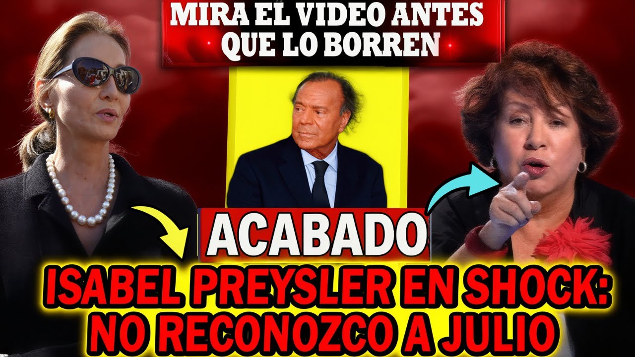 💥COMUNICADO URGENTE: Isabel Preysler ROMPE SU SILENCIO y Rosa Villacastín 