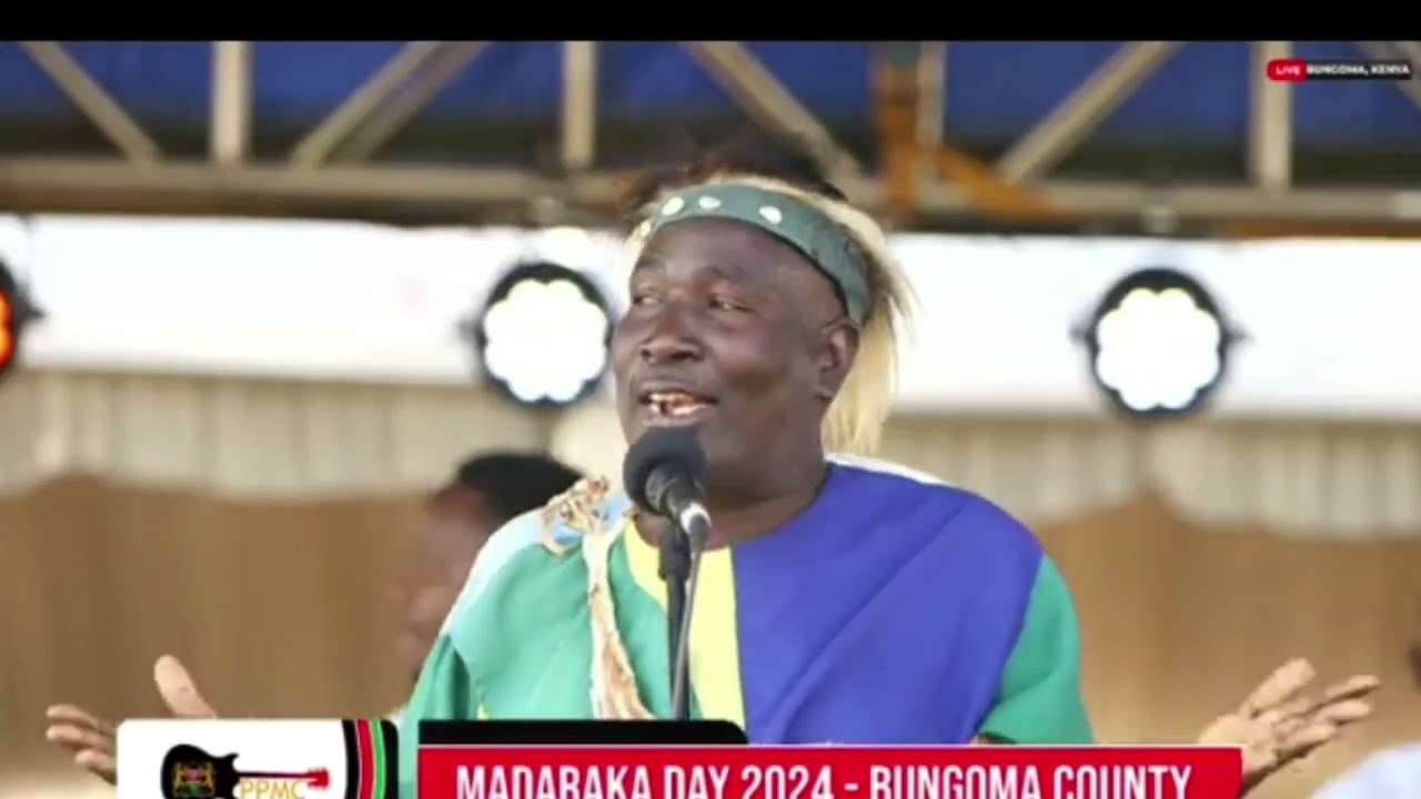 Commander masinde live performance at MADARAKA DAY