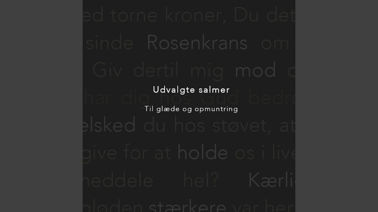 Ja Engang Mine Øjne Skal