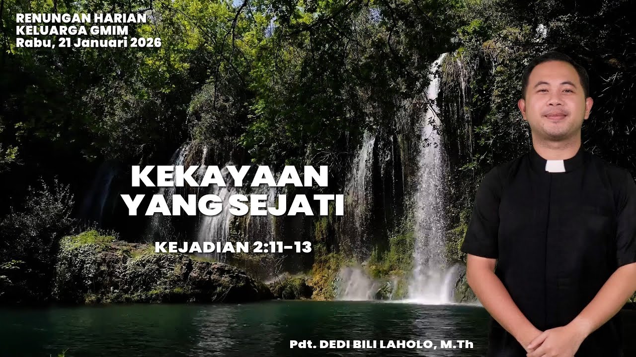 RHK GMIM Rabu 21 Januari 2026 | Kekayaan Yang Sejati