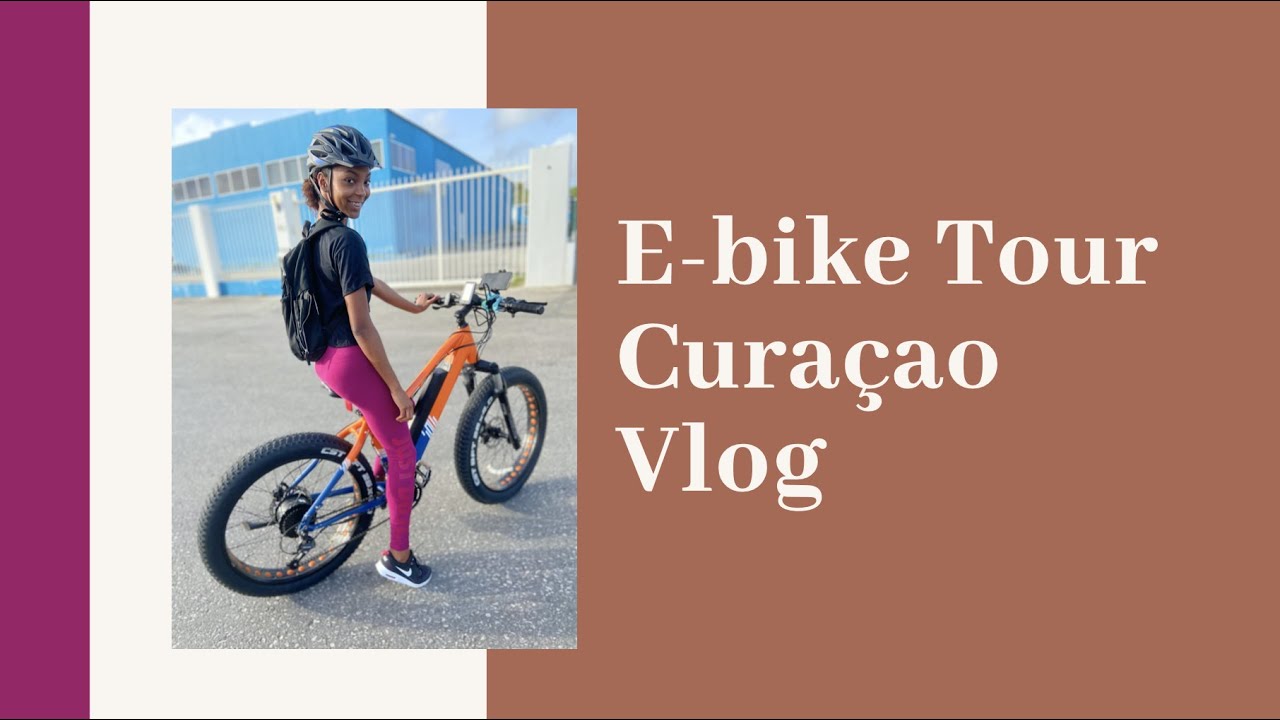 E-bike Tour Curaçao Vlog #2 | Fell and almost got bit by a dog | Jada Rose