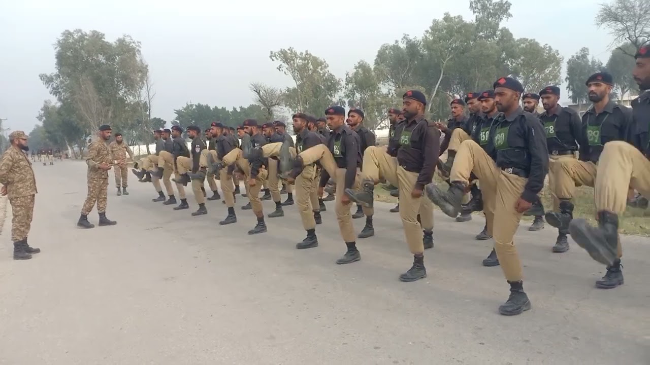 Army Advance Course @ Pano Aqil. District Kamber and Larkana. DI Junaid.