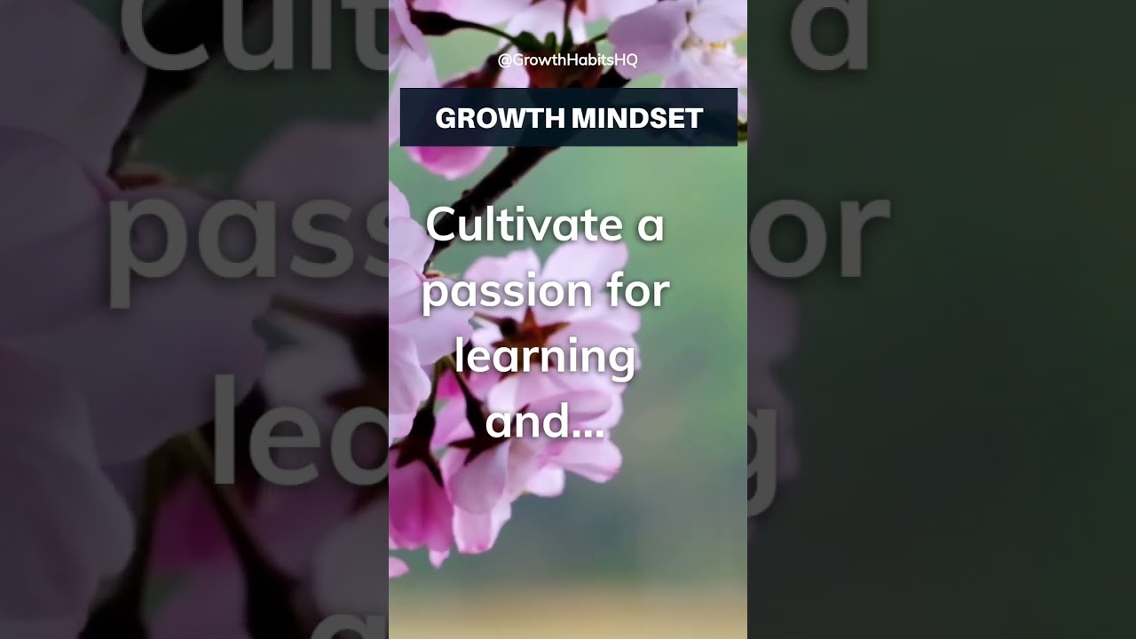🌺 How Can You Cultivate a Passion for Learning and Personal Growth? 🌟 #PassionForLearning