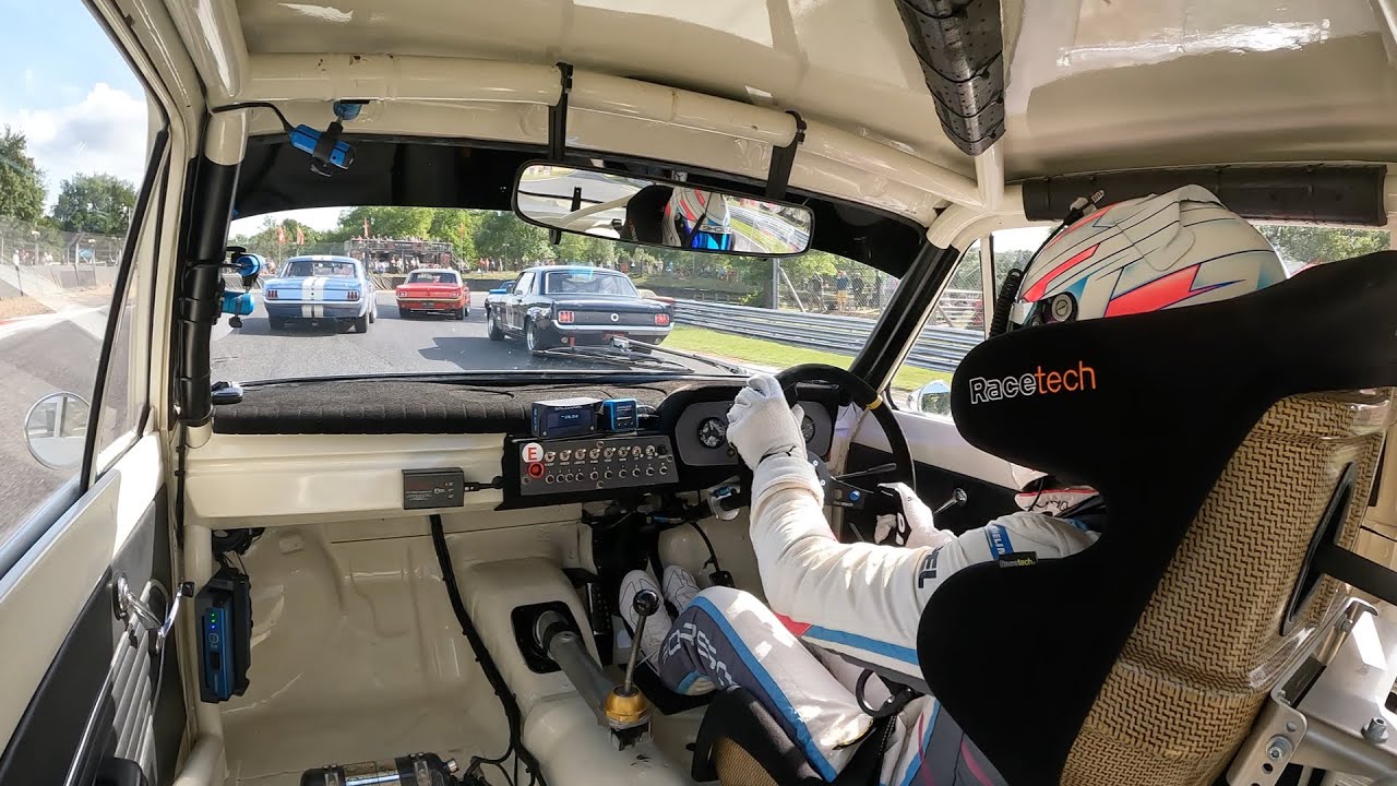 Full Race Onboard! | Lotus Cortina | Brands Masters Historic 2025
