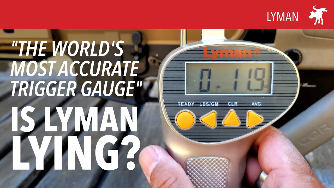Lyman Trigger Pull Gauge Problems