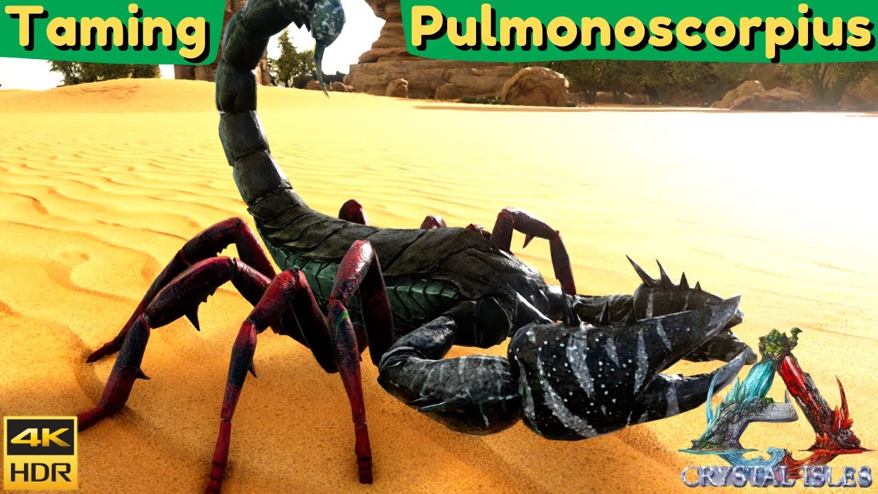 Ark : Taming a Pulmonoscorpius (Scorpion)