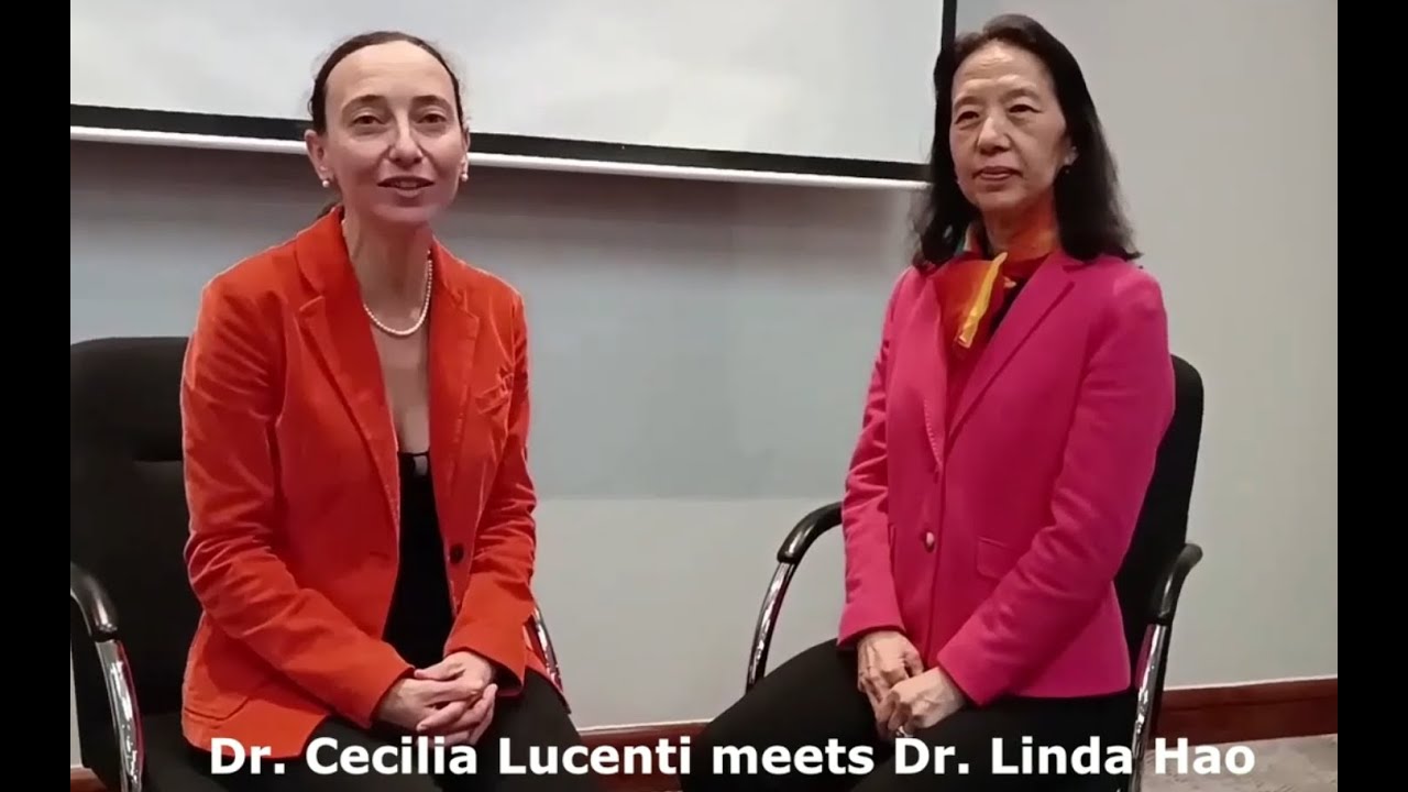 Dr Cecilia Lucenti incontra Dr LINDA HAO / Dr Cecilia Lucenti meets Dr LINDA HAO at WFAS London 2024