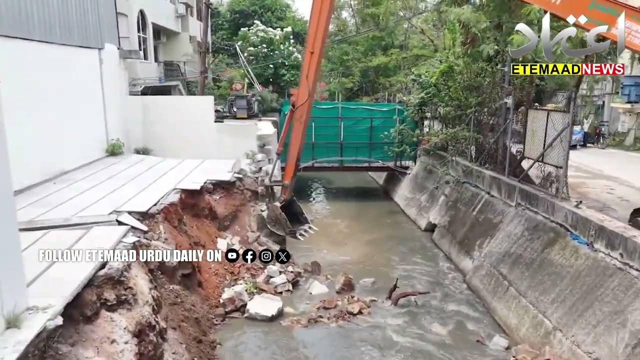 HYDRA has started a crackdown on illegal construction on drain to protect city from rain and floods