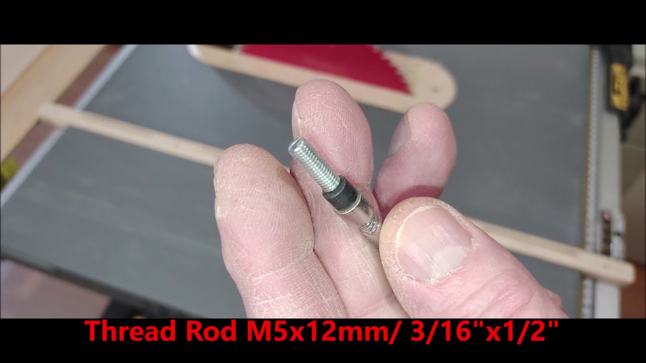 ADJUSTABLE WOODEN MITER T-BARS for DeWALT Table Saw DIY PART 5