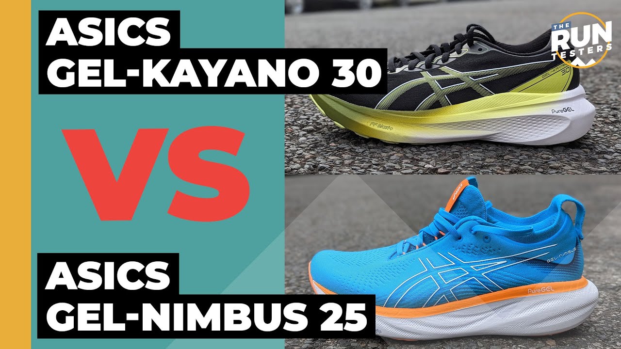 Asics Gel-Kayano 30 Vs Asics Gel-Nimbus 25 | Our verdict on the brand's high-cushioned favourites