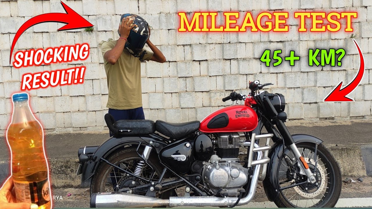 Classic 350 Mileage Test🔥 || Shocking Result🥵 || Royal Enfield