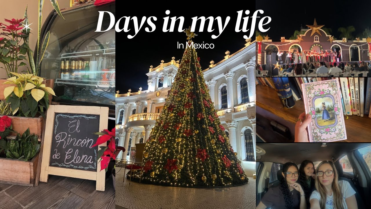 Mexico Vlog: Christmas Plaza Events 🎄 | Cozy Coffee at Home, Shein Haul & Mom Life Vlog