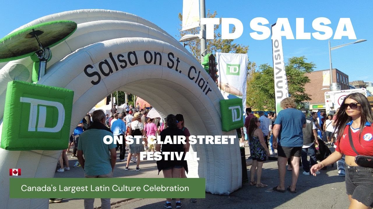 TD Salsa on St. Clair Street Festival 2022 I Midtown Toronto  🇨🇦 【4K】