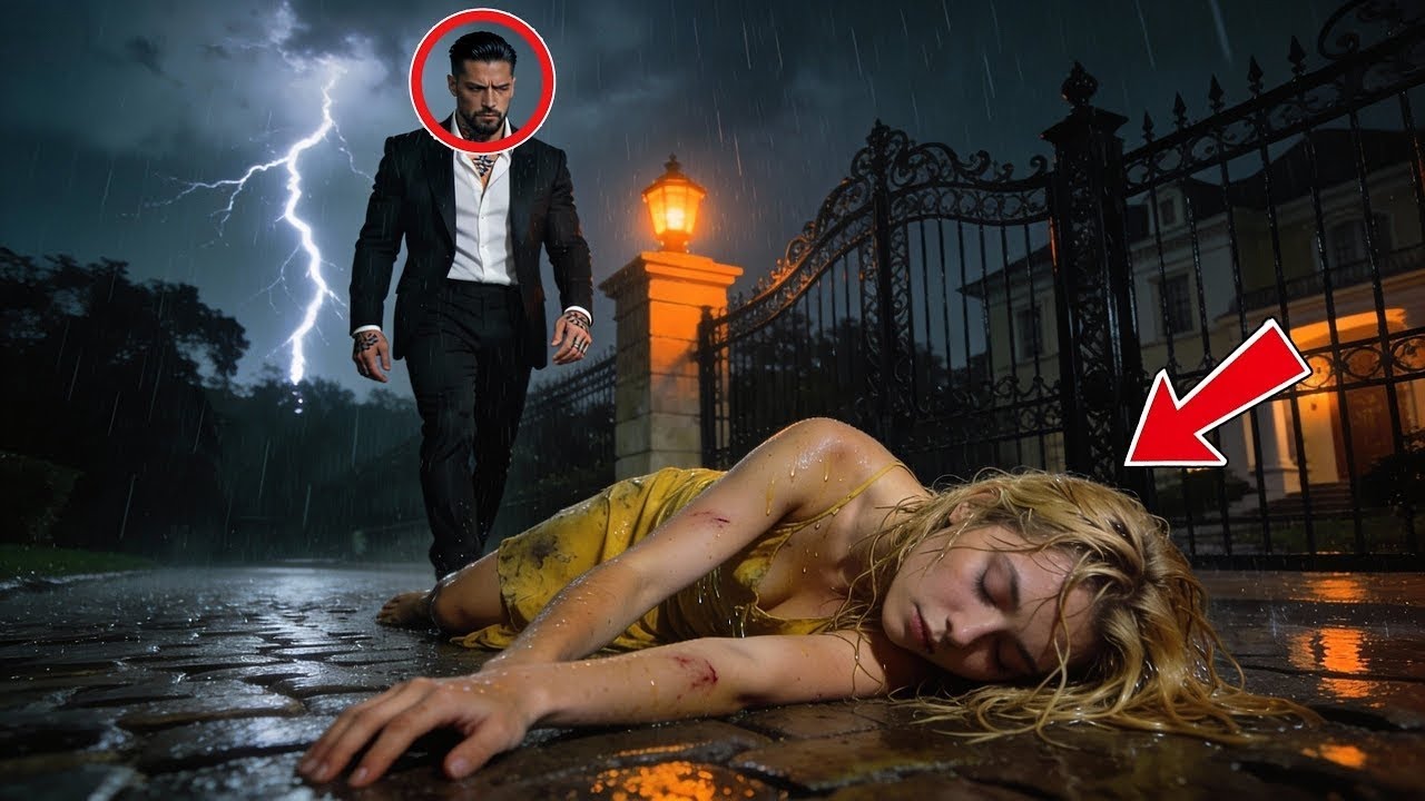 O Chefe da Máfia Encontra Uma Garota Expulsa Na Chuva — Sem Saber Que Ela É A Filha De Seu Riva