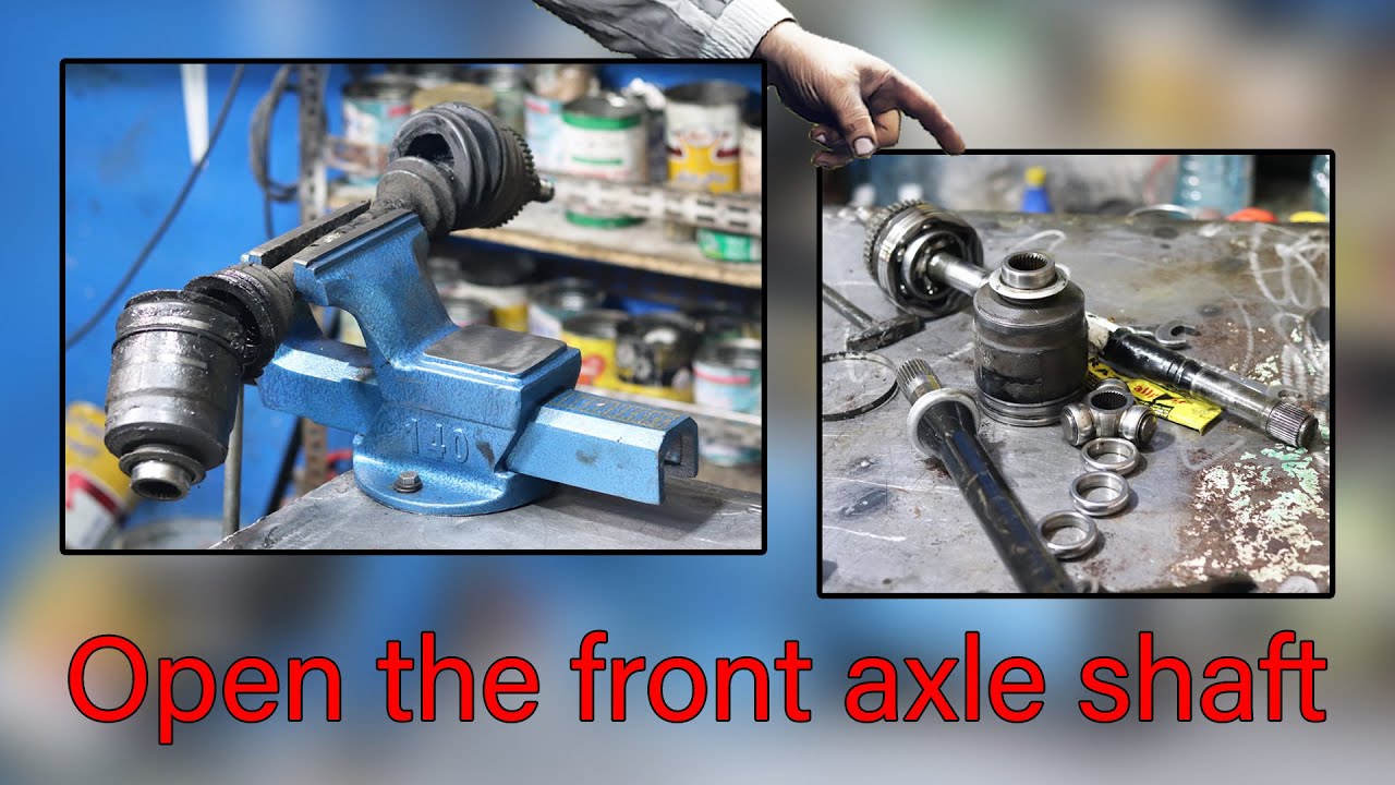 How to open the front axle shaft I mechanic177 |