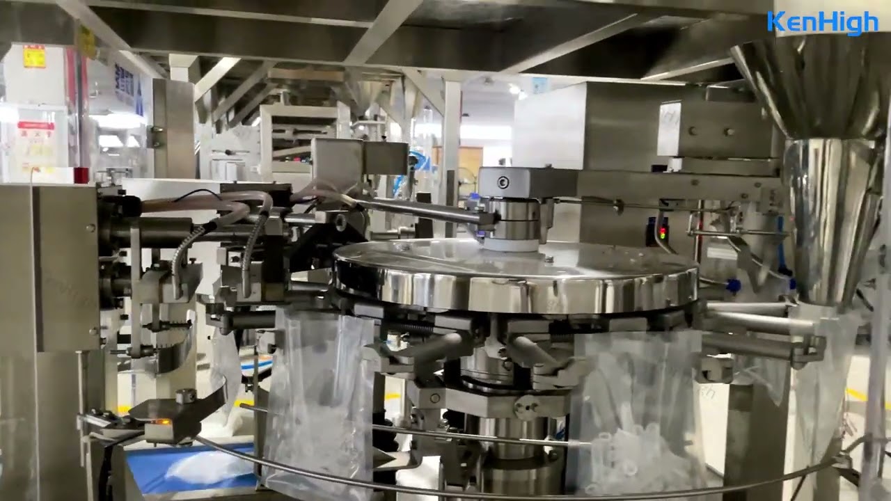 KenHigh/Automatic Pre-made Pouch Plastic Fittings Fasteners Weighing Filling Sealing Packing Machine