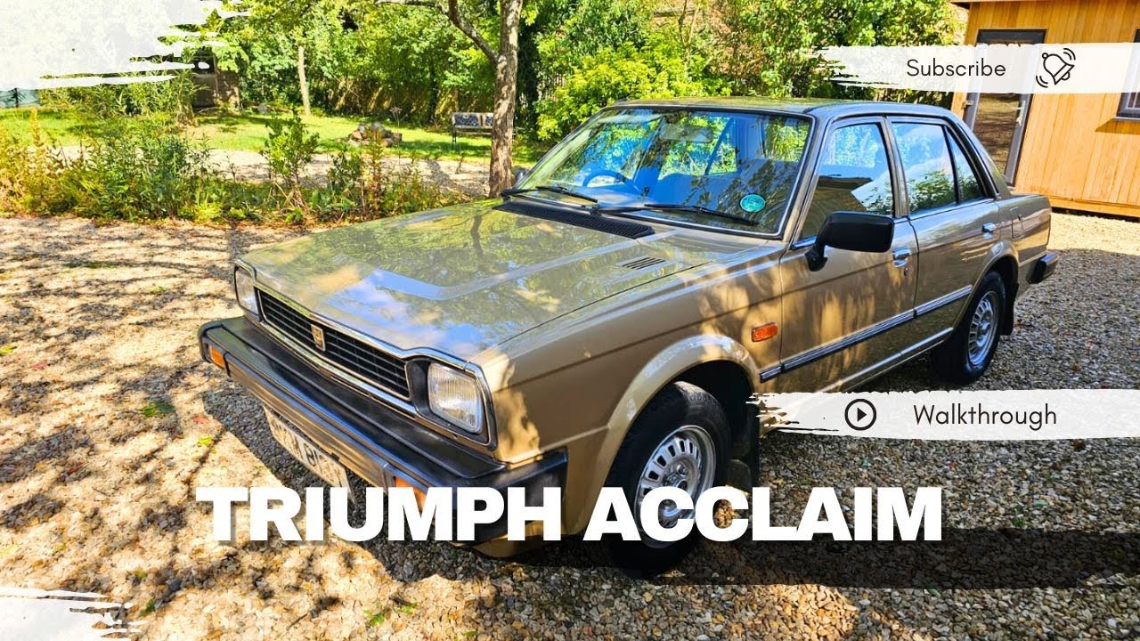 SOLD in 2 Days! 1982 Triumph Acclaim HLS | Ultra-Rare Original Survivor | Walkaround & History