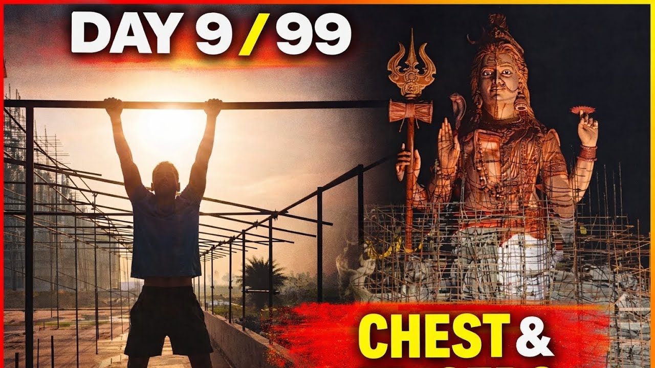 DAY 9/99 🔥 Chest & Triceps Workout | No Excuses Discipline Challenge