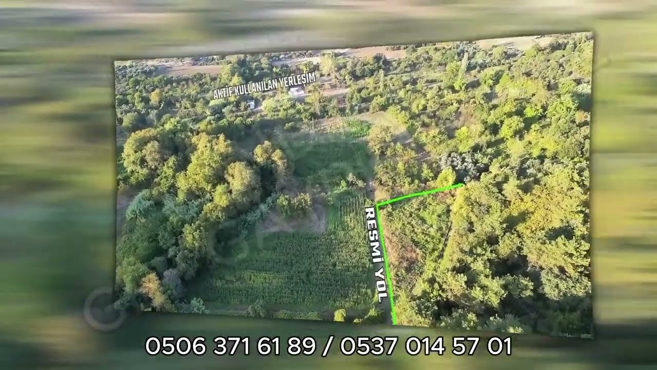 1.750 m²  Satılık Köşe Parsel! Sahile 5 Dakika | Resmi Yola Cepheli