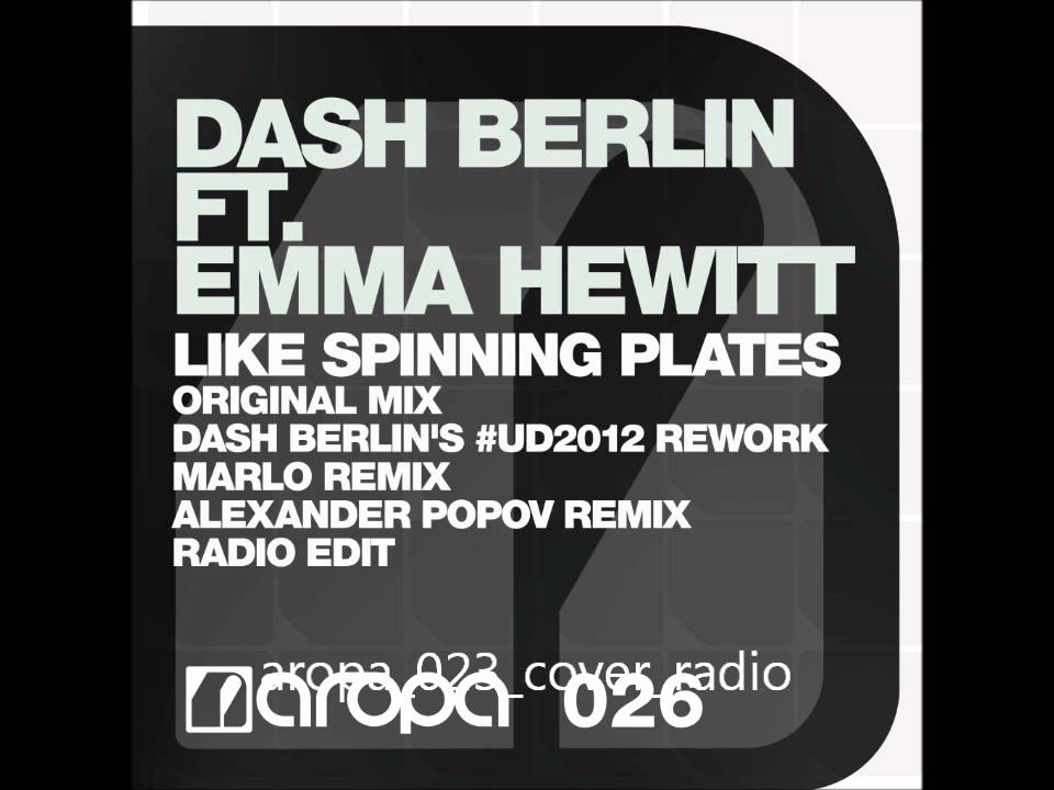 Dash Berlin ft Emma Hewitt - Like Spinning Plates (MaRLo Remix)