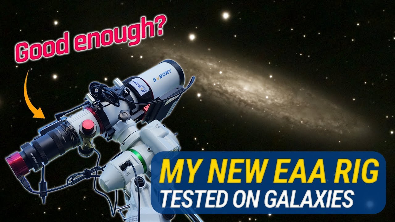 I Built a New Budget Portable Refractor EAA Rig (SV550 80 mm)
