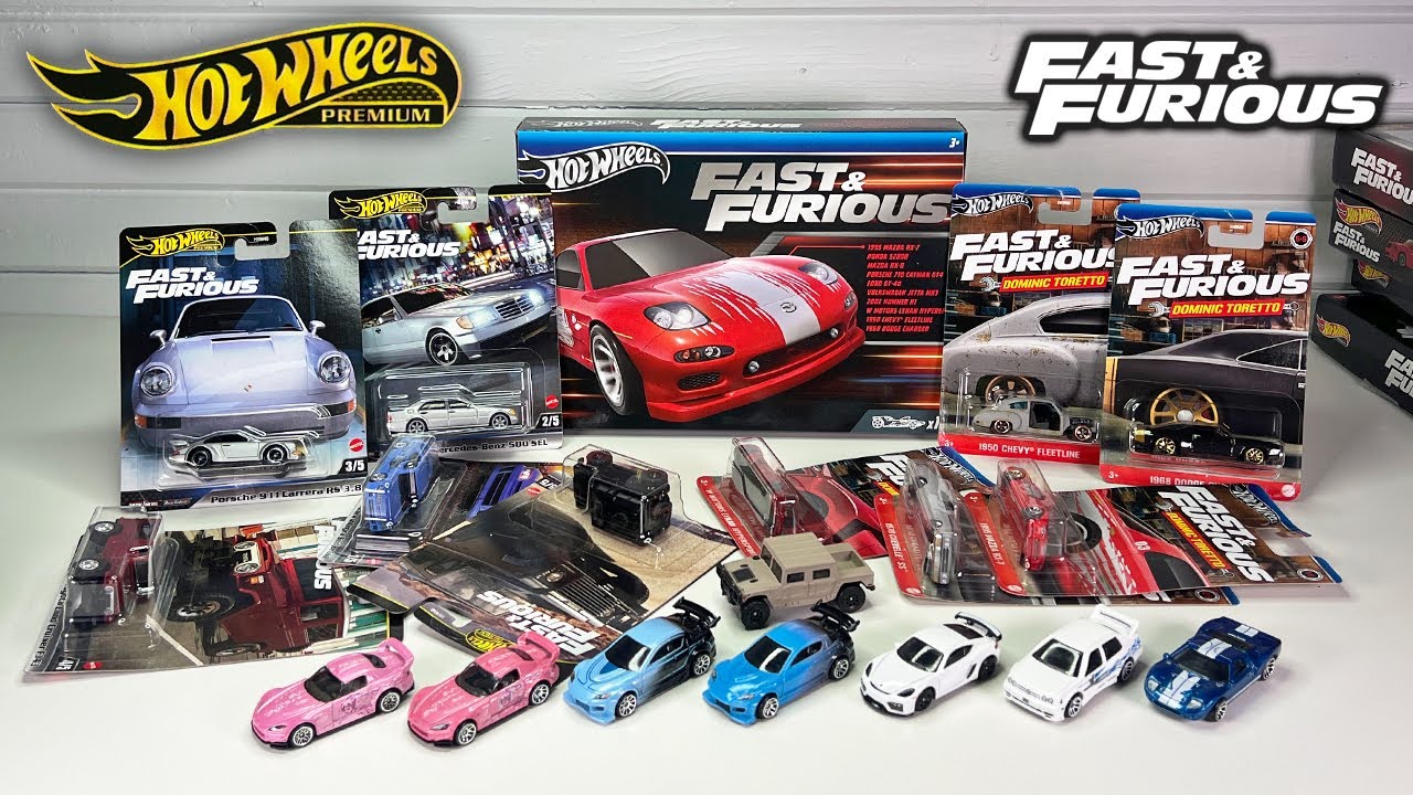 UNBOXING: 2024 Hot Wheels Fast and Furious 10-Car Box, Dominic Toretto Set, Tokyo Drift Cars & More