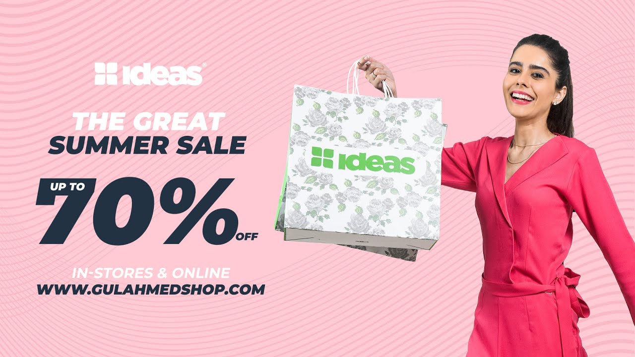 Great Summer Sale - Up to 70% off on IDEAS
