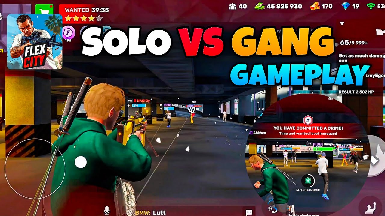 Flex City SOLO vs GANG 🤯 | ZYRO OP Gameplay 🎮