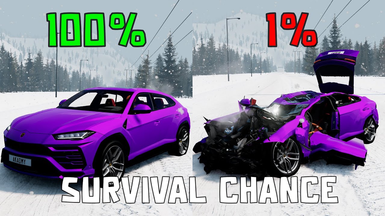 Realistic Survival Chance Crashes #8 | BeamNG.drive