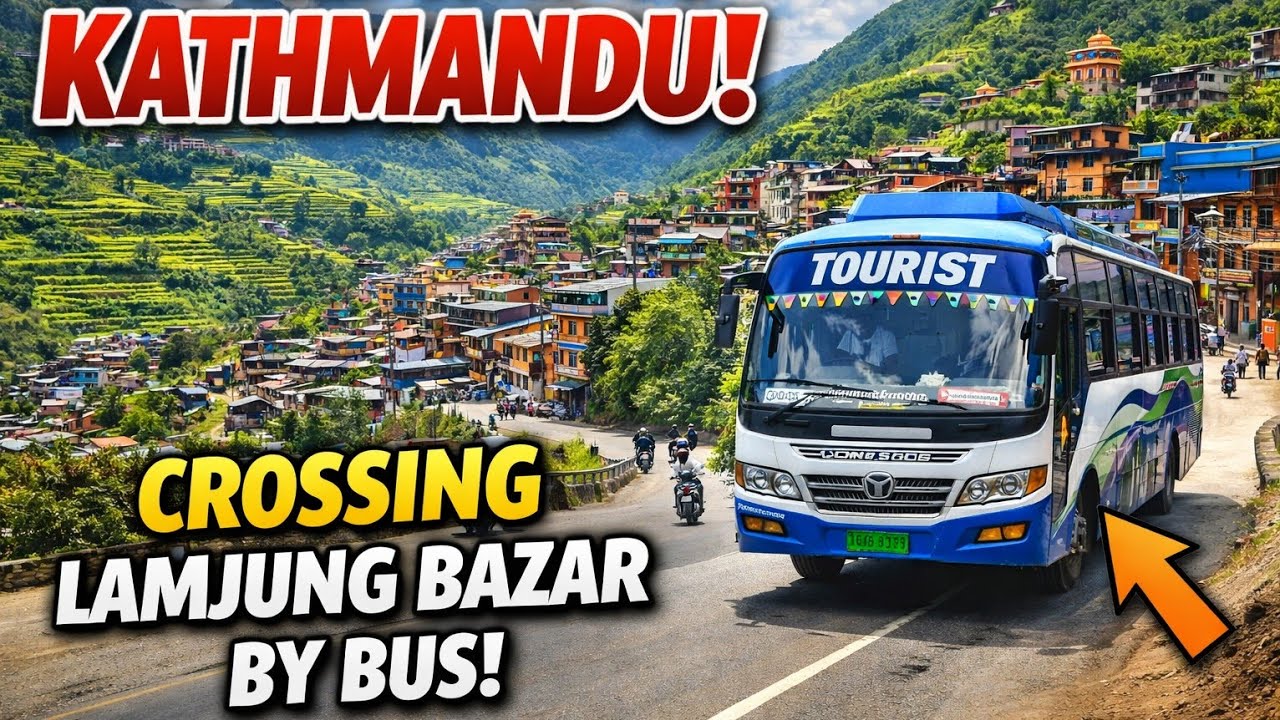 Lamjung Bazar Nepal, on the way to Kathmandu from Nepalgaung