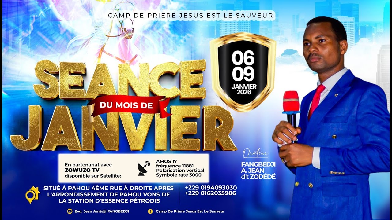 GRANDE SEANCE DU 6 AU 9 JANVIER 2026 A PAHOU-BENIN: PROGRAMME DU JEUDI MATIN #1