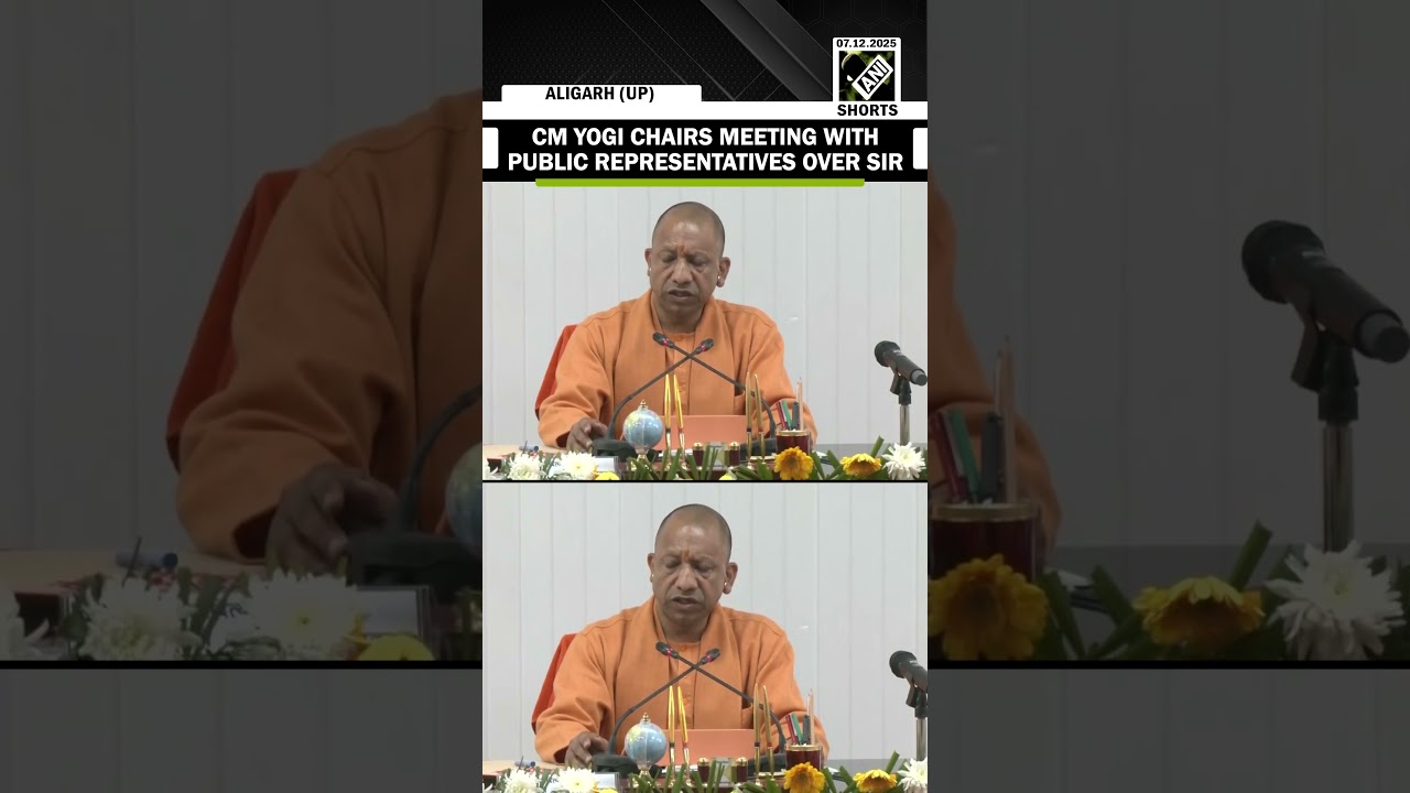 UP CM Yogi Adityanath chairs meeting with public representatives over SIR issue