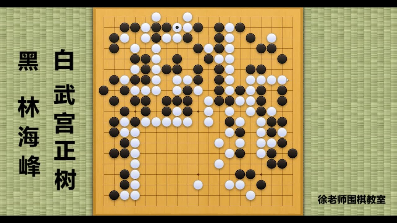 1980年第35届日本本因坊战，林海峰vs武宫正树：宇宙流名局！武宫正树断尾求生太漂亮