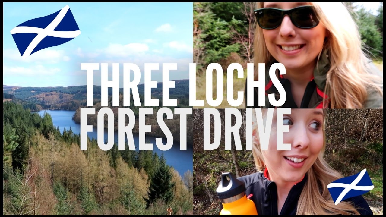 AN OLD WOMAN TOLD ME OFF! | THREE LOCHS FOREST DRIVE, SCOTLAND