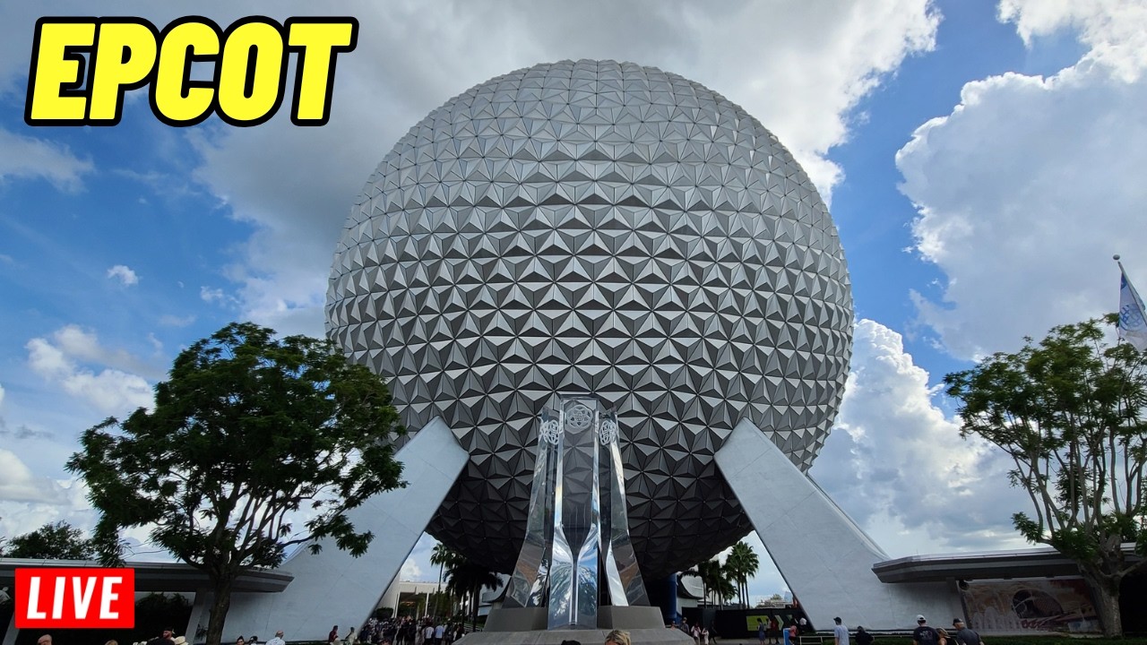 🔴 Live: Epcot Monday for rides at Walt Disney World 7/27/2026