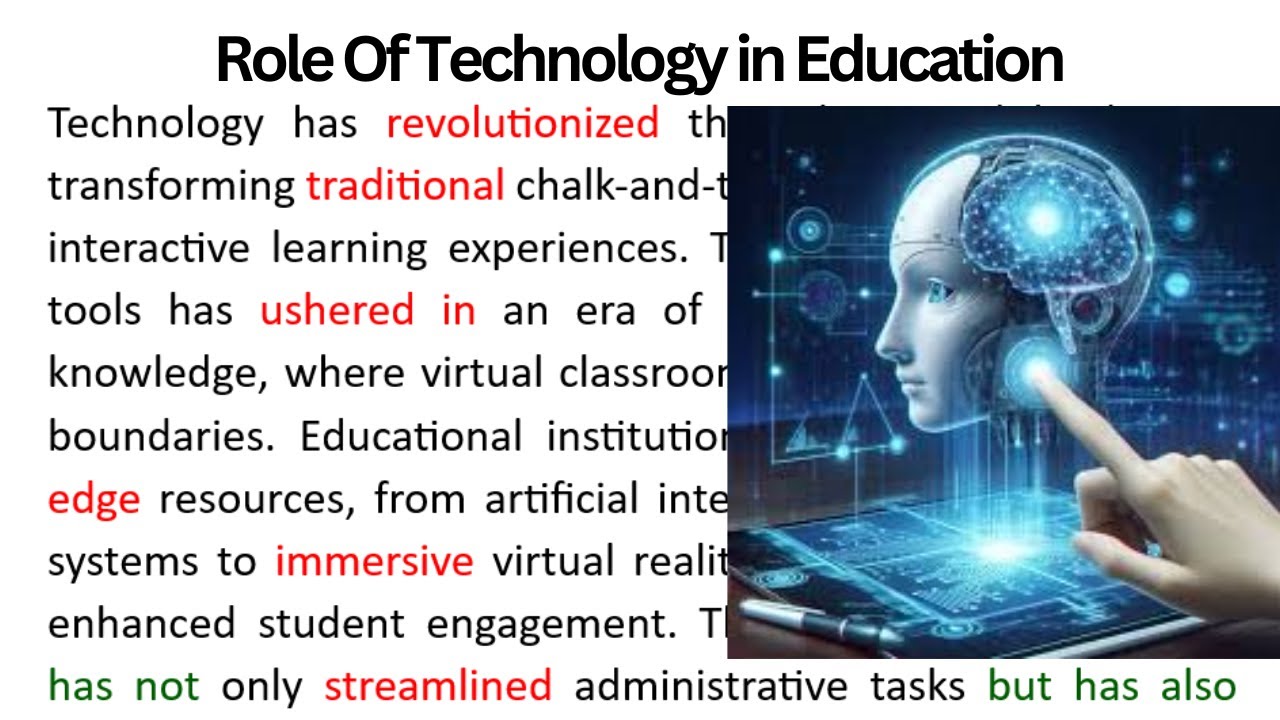 Technology in Education | Paragraph Reading | Motivational | Passage Reading | English Story