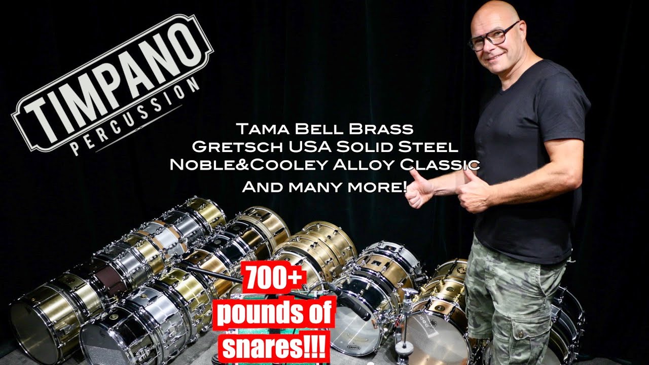 ULTIMATE Cast Metal Snare Comparison - 24 snares: Bell Brass, Cast Aluminum, Solid Steel and more!