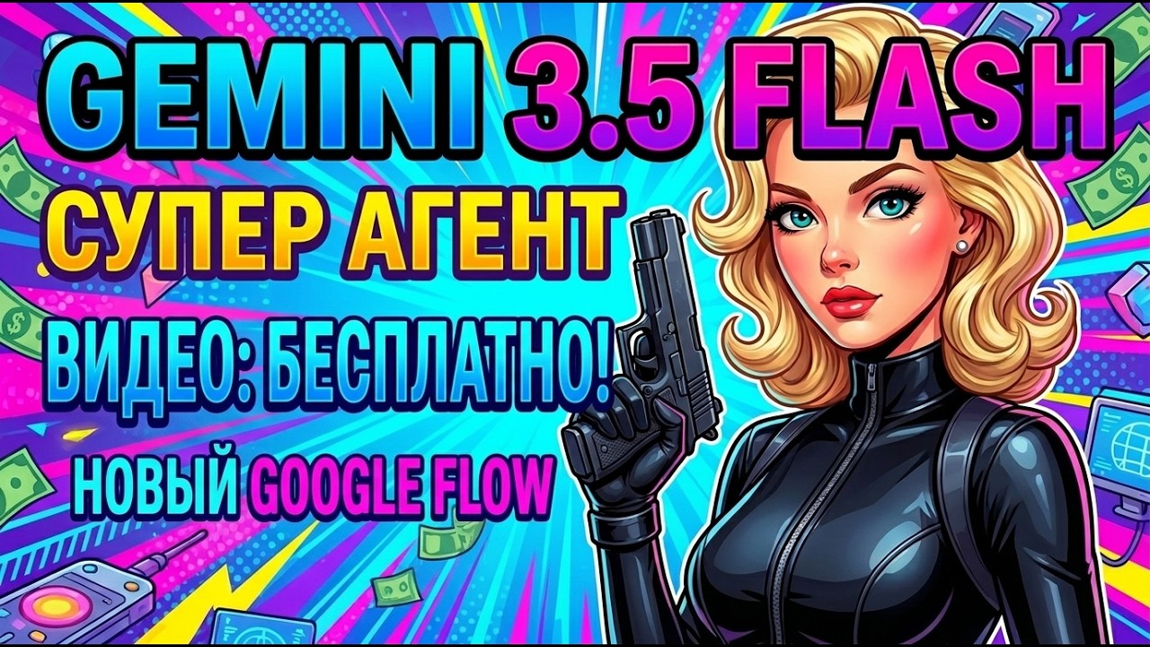 Google Flow Agent &mdash; тест сразу после Google I/O: Gemini 3.5 Flash создаёт фильм за тебя
