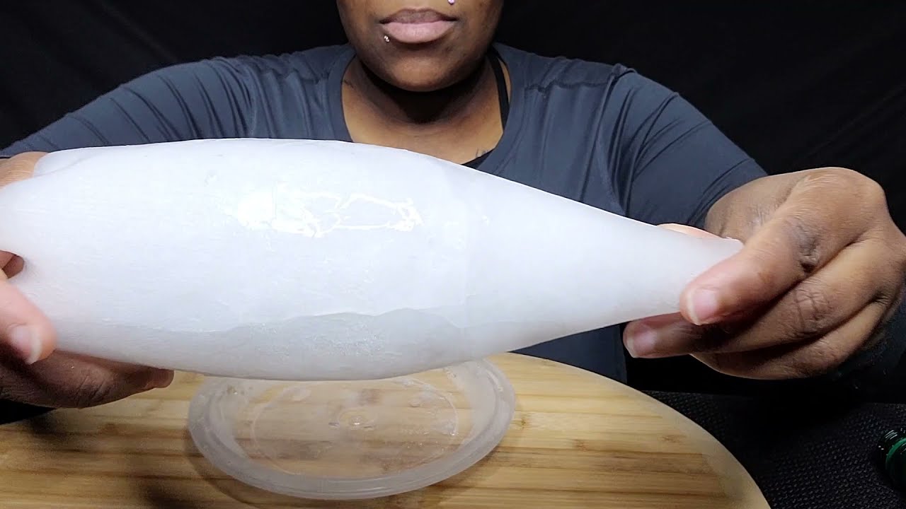 CARBONATED ICE BOTTLE | INTENSE & FUNNY | RECREATED FROM @iamme-j4r9q #iceeating #asmr #asmrice