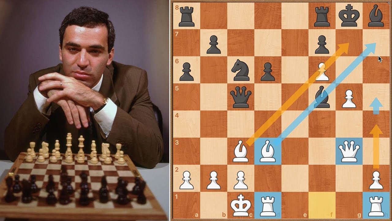 ♠️ Anand usa el PELIGROSO ataque Keres en Ajedrez vs Garry Kasparov