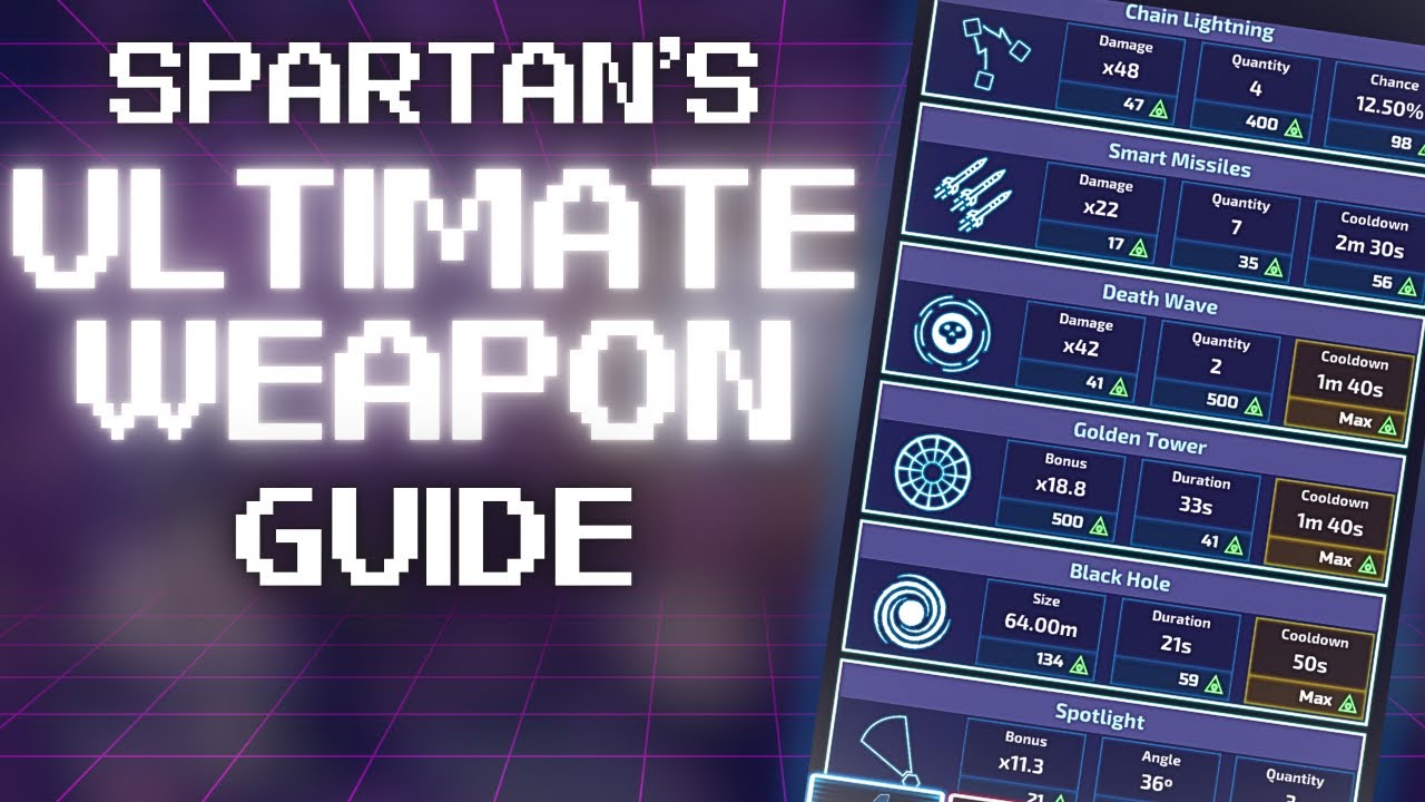 Ultimate Weapons Guide for Coin Farming! (The Tower Idle Tower Defense)
