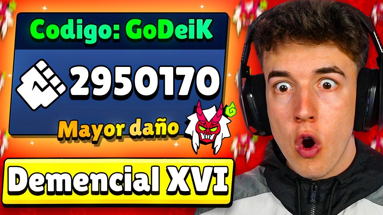 HAGO CASI 3 MILLONES de DAÑO Y ME PASO EL DEMENCIAL XVI en BRAWL STARS