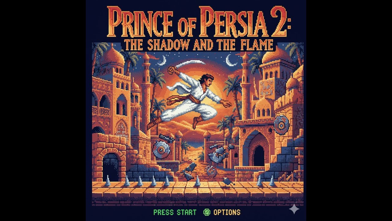 🎮 Prince of Persia 2: The Shadow and the Flame (1993) – DOS Gameplay | First Levels