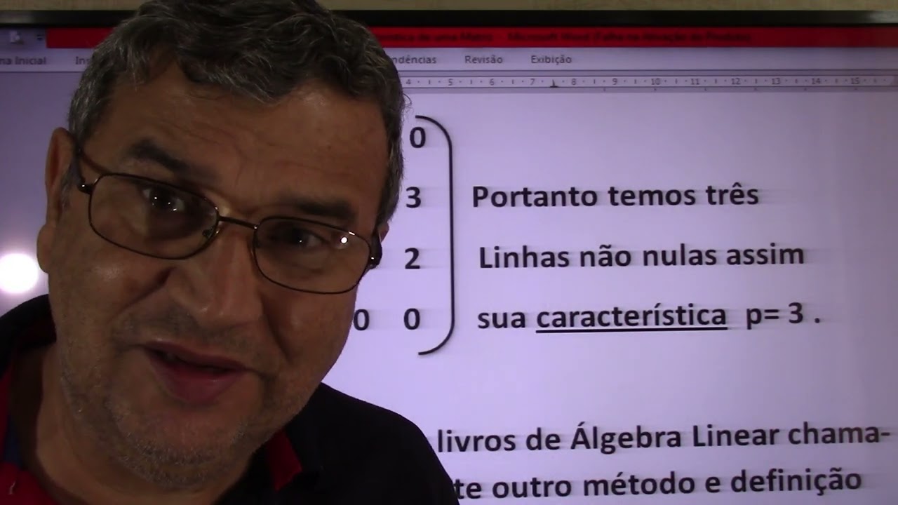 Característica de uma Matriz.