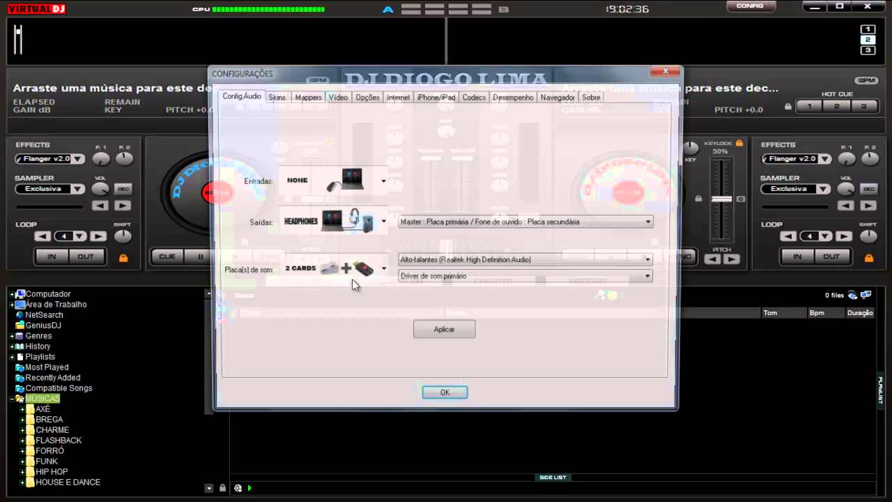 CONFIGURANDO VIRTUAL DJ PARA PRÉ ESCUTA