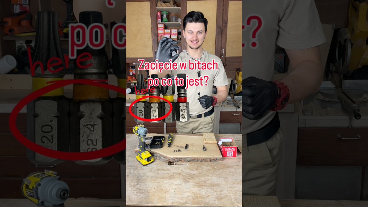 Dlaczego bity posiadają zacięcie?#dregal #stolarz #stolarnia #tips #majsterkowanie