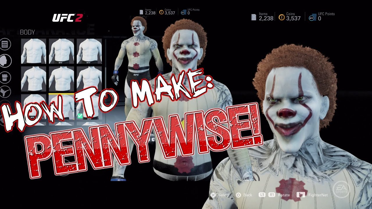 How To Make: Pennywise (IT) UFC 2 & UFC 3